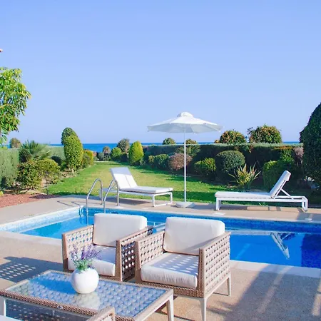 Mazatos Beachfront Gardens - With Garden View And Private Pool - Stunning & Tranquil Retreat - 3 Bedrooms Mazotos